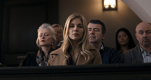 Sophie Whitehouse watches her husband's trial in 'Anatomy of a Scandal'
