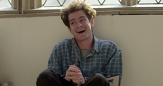 Watch Andrew Garfield Pour a Milkshake on Himself for Art