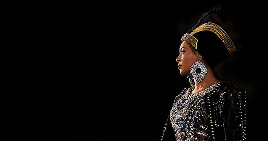 Beyoncé in a still image from the documentary 'HOMECOMING'
