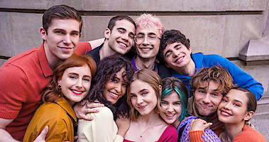 Group shot of the main cast of 'Through My Window: Across the Sea'