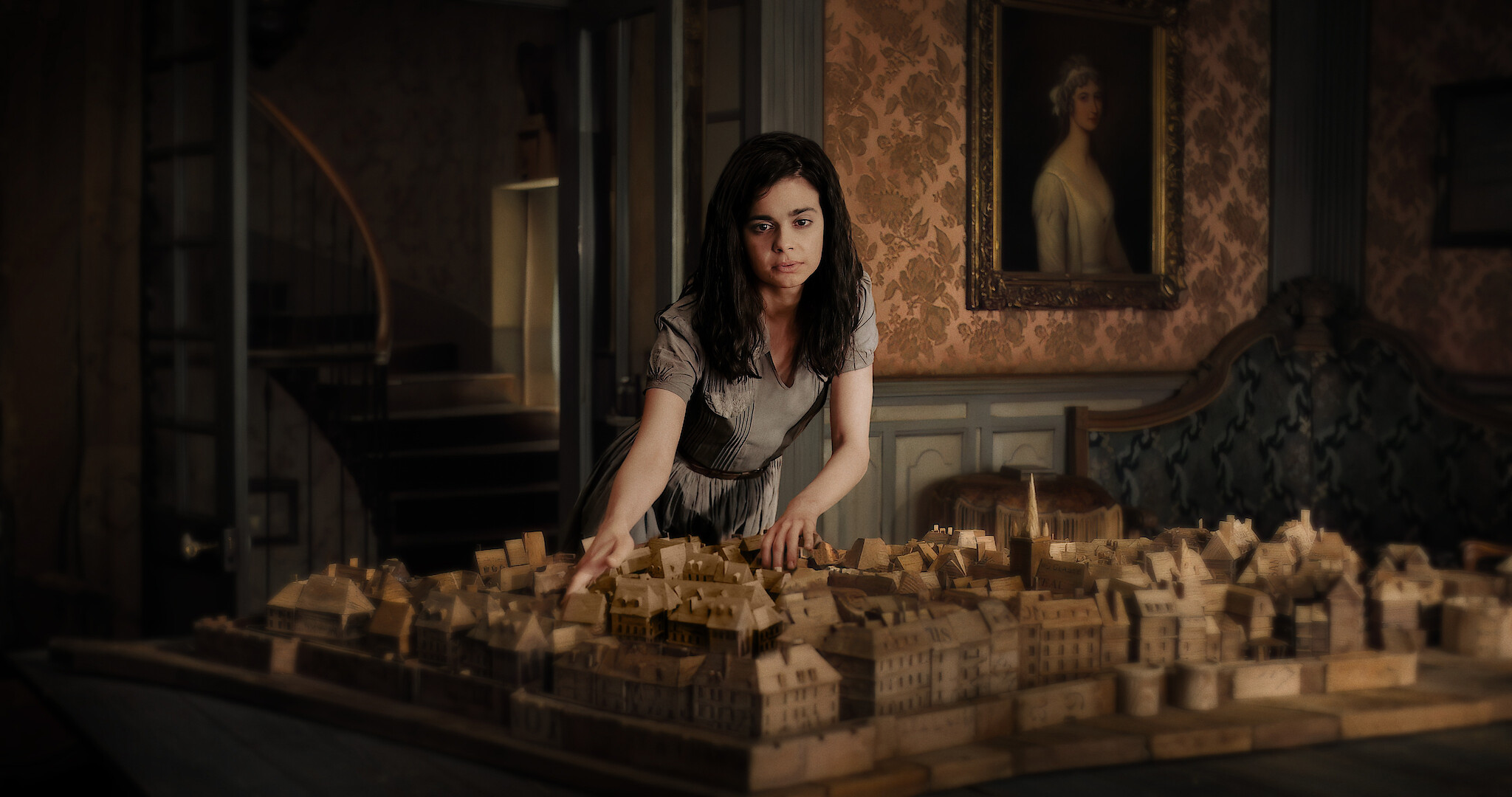 Aria Mia Loberti as Marie-Laure in episode 101 of All the Light We Cannot See.