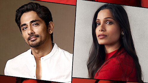 Siddharth and Frieda Pinto