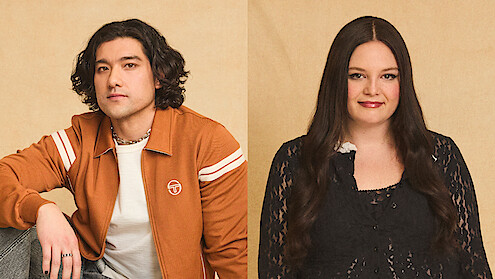 (L-R) Will Sharpe and Meg Stalter