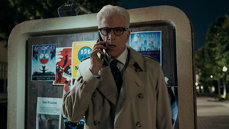 A Man on the Inside. Ted Danson as Charles in episode 206 of A Man on the Inside. Cr. Colleen E. Hayes/Netflix © 2025