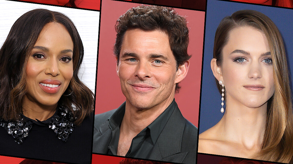 Three people posing for individual headshots on colored backgrounds; a woman with medium-length hair, a man in a dark shirt, and a woman with long hair and an earring. Images are divided by black lines, creating a collage effect.