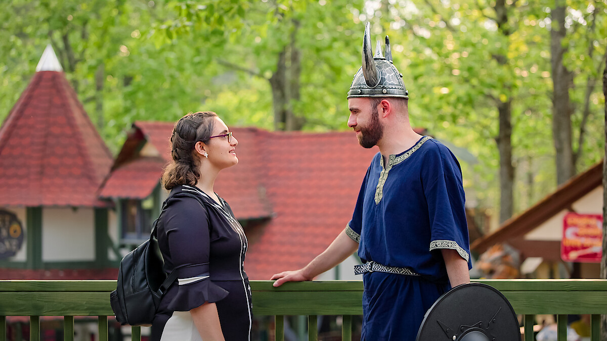 Georgie and Connor in 'Love on the Spectrum' Season 4