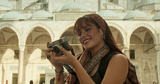 Ana Lucía Domínguez in a still image from 'The Marked Heart' Season 2