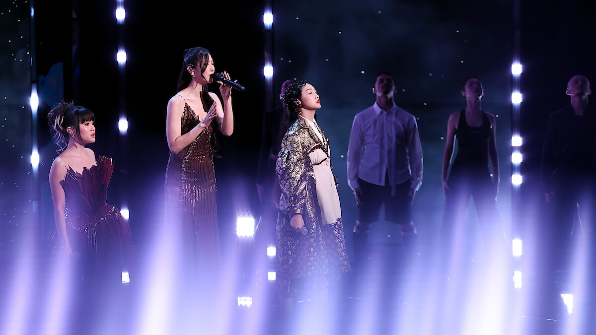 KPop Demon Hunters 'Golden' performed on stage at the BAFTA Awards 2026