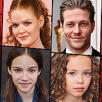 Headshots of Crosby Fitzgerald, Luke Bracey, Skywalker Hughes, Alice Halsey