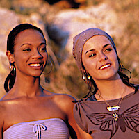Zoe Saldana and Taryn Manning in ‘Crossroads’