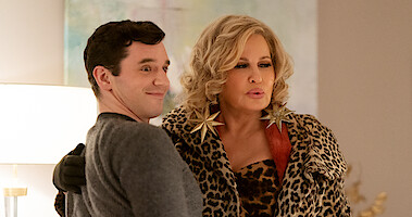 Photo of Jennifer Coolidge and Michael Urie