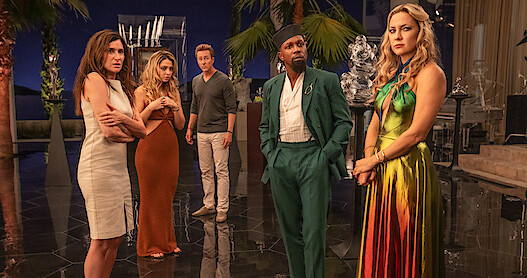 Group anxiously standing around