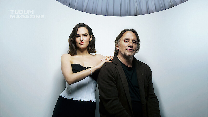 Zoey Deutch and Richard Linklater