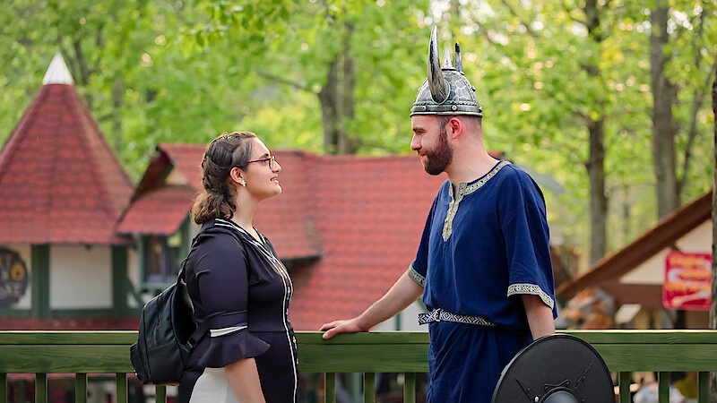 Georgie and Connor in 'Love on the Spectrum' Season 4