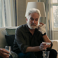 Allison Janey and Bradley Whitford on set in 'The Diplomat' Season 3.