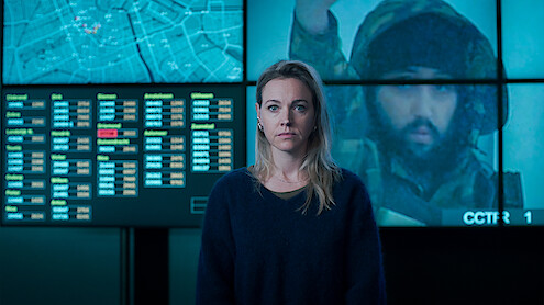 Nederland, Den Haag, 10 april 2024 Control Room Hostage Netflix Horizon film Bobby Boermans Daan Nieuwenhuijs foto: Elmer van der Marel