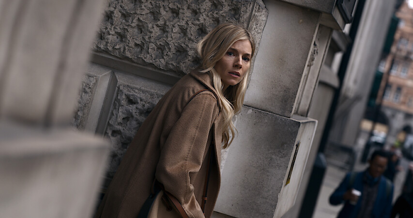 Sienna Miller plays Sophie Whitehouse in 'Anatomy of a Scandal'