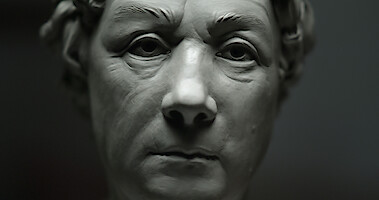  A sculpture of Jane Doe.