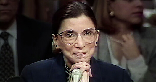 Ruth Bader Ginsburg close up