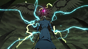 A still image from the animated series Devil May Cry.