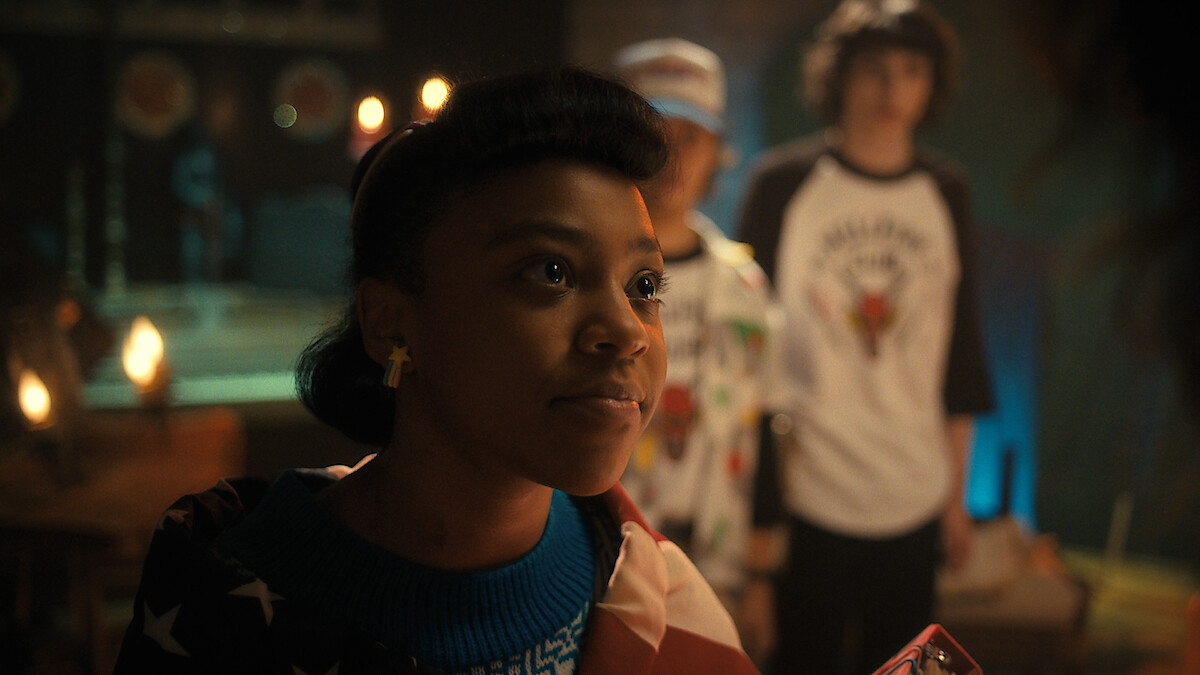 Priah Ferguson as Erica Sinclair in 'Stranger Things' Season 4.