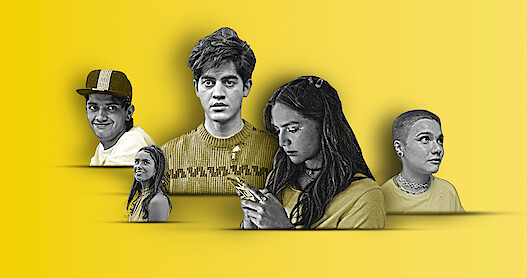 An illustration of the different characters from 'Anonymously Yours'