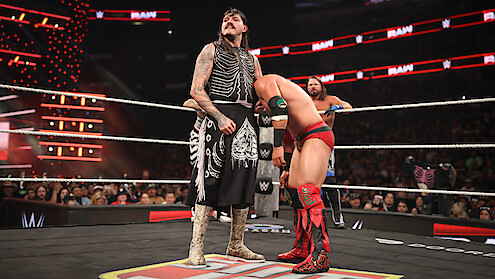 Dominik Mysterio in the ring.