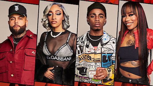 The final four finalists of 'Rhythm + Flow' Season 2