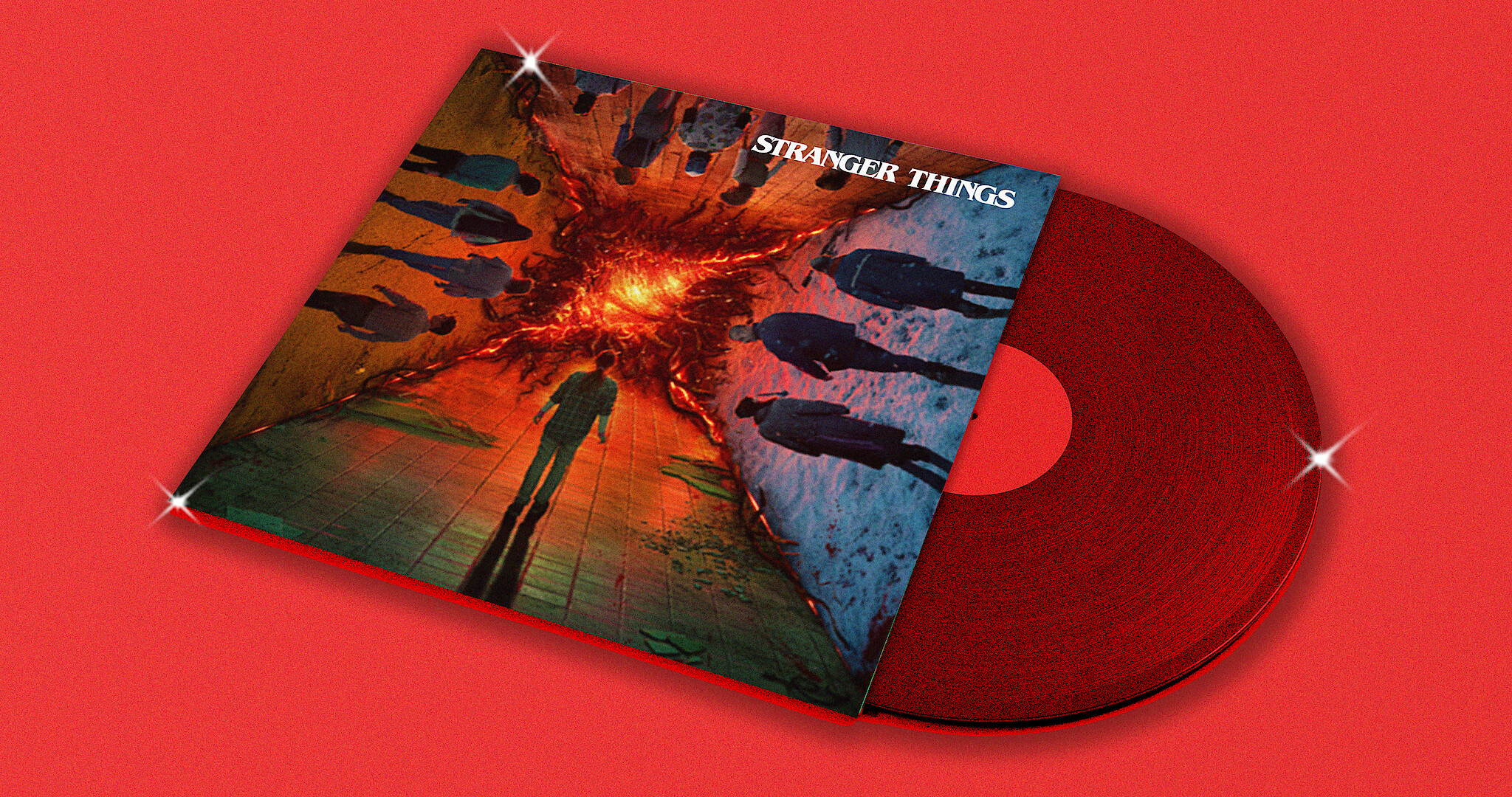 Various Artists - Stranger Things 4: Soundtrack From The Netflix Series  (2LP) [Limited Edition Transparent Red Vinyl]