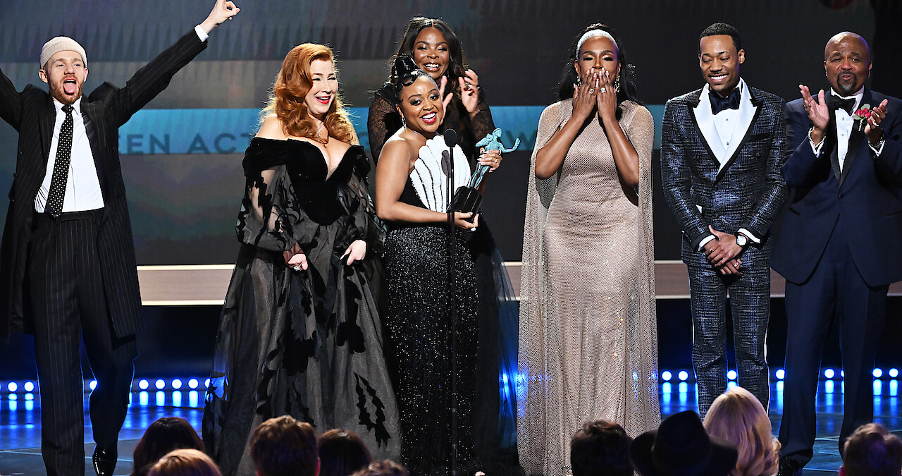 Abbott Elementary cast at the SAG Awards