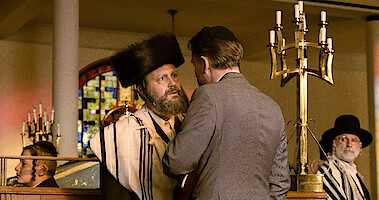 Robby Cleirin and Kevin Janssens in a still image from 'Rough Diamonds'