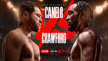 Face off of Canelo Alvarez and Terence Crawford