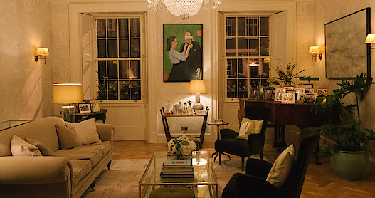 The interior of a home in 'Anatomy of a Scandal'