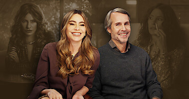 Actor Sofía Vergara and director Andi Baiz from 'Griselda'