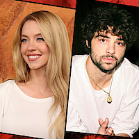 Headshots of Sydney Sweeney and Noah Centineo.