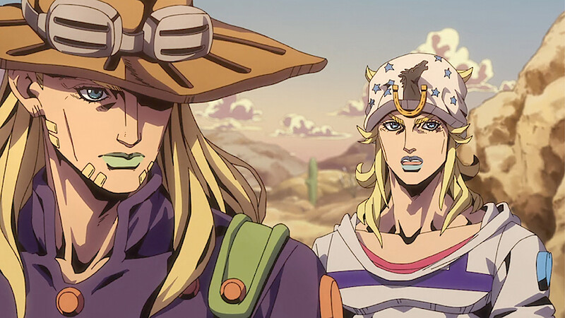 Gyro Zeppeli and Johnny Joestar