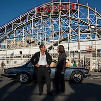 Jude Law as Jake, Jason Bateman as Vince in 'Black Rabbit.'