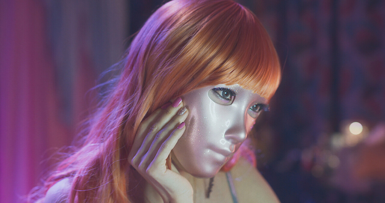 Still image from the series 'Mask Girl'