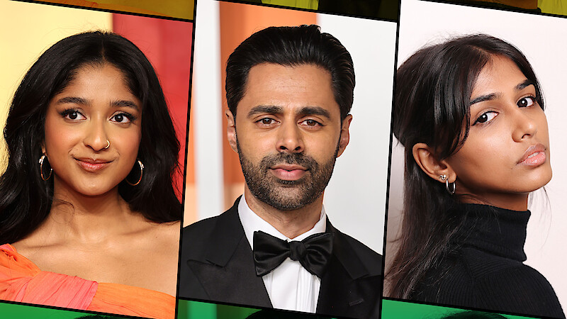 Maitreyi Ramakrishnan, Hasan Minhaj, and Priyanka Kedia