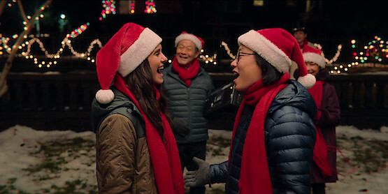 Nina Dobrev Singing In ‘Love Hard’