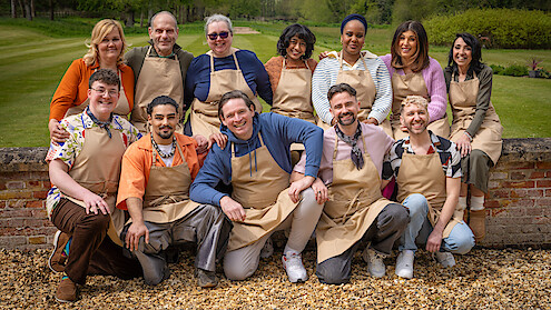 The cast of 'The Great British Baking Show' Collection 12.