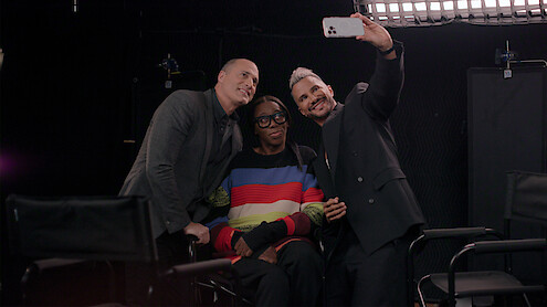 Reality Check: Inside America's Next Top Model. (L to R) Nigel Barker, Miss J and Jay Manuel in Reality Check: Inside America's Next Top Model. Cr. Courtesy of Netflix © 2026