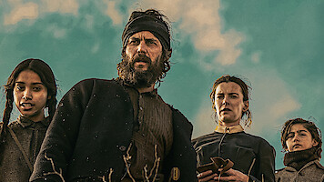 Taylor Kitsch and Betty Gilpin in 'American Primeval'