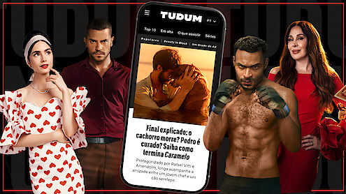 Montagem com títulos da Netflix