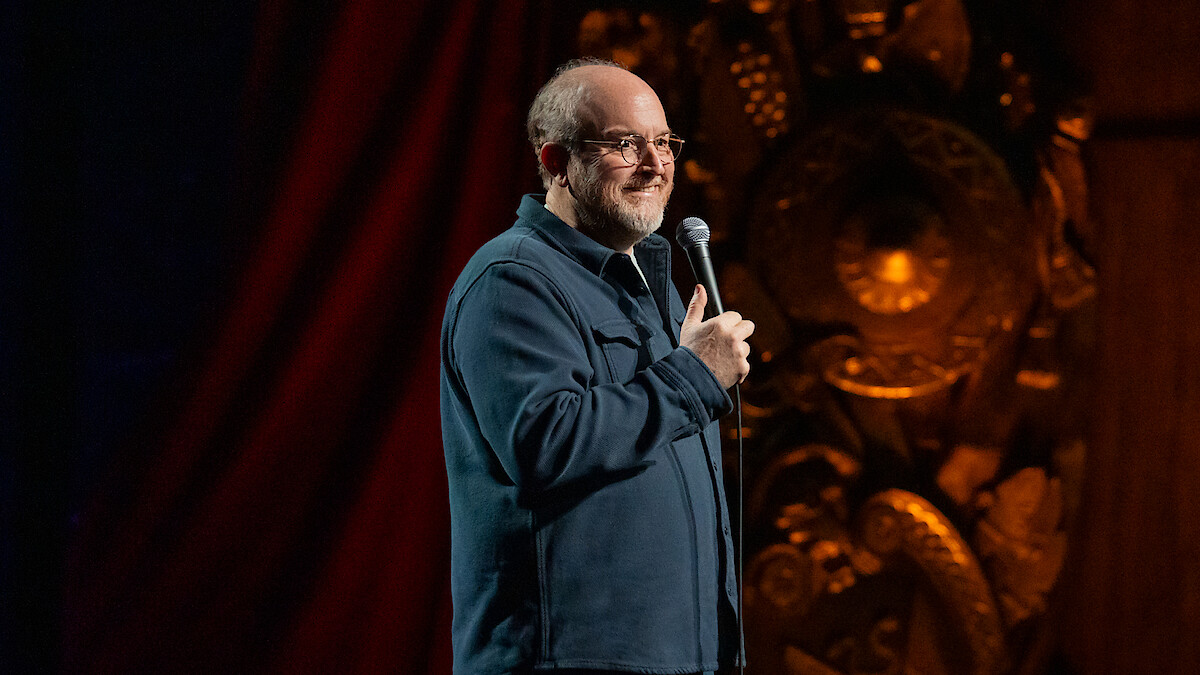 Louis C.K.: Ridiculous. Louis C.K. at the Beacon Theatre in New York City. Cr. Troy Conrad/Netflix © 2026