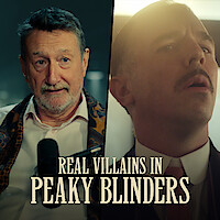 Steven Knight shares a screen with the unit photography of the character Billy Kimber from the Peaky Blinders