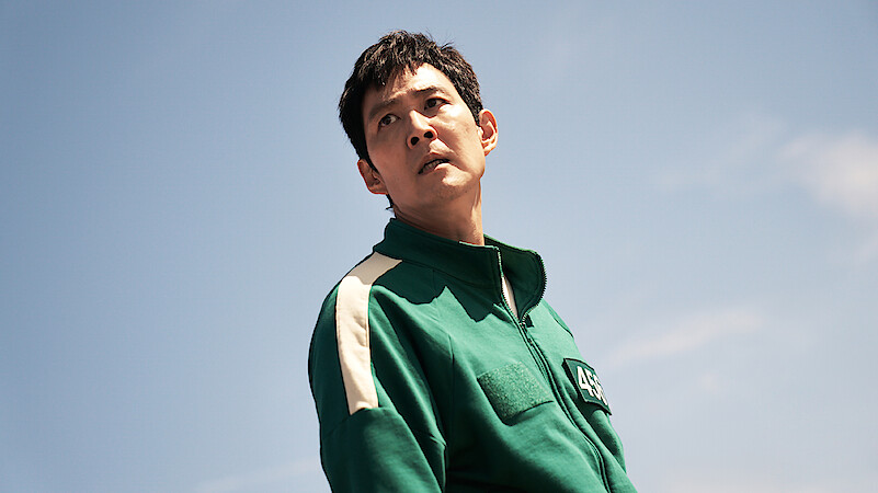 Lee Jung-jae as Seong Gi-hun wears a green track suit in Season 2 of 'Squid Game'