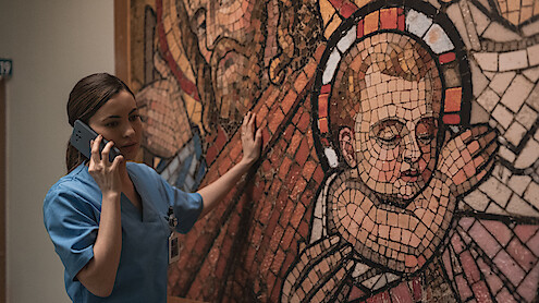 Ivana Baquero as Maje in 'A Widow's Game'