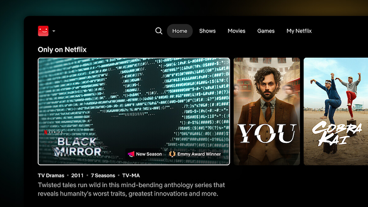 A preview of Netflix's new interface