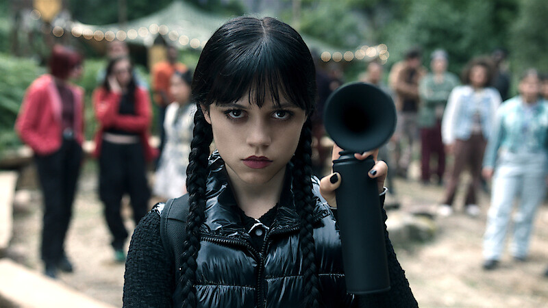Jenna Ortega as Wednesday Addams in 'Wednesday' Season 2.